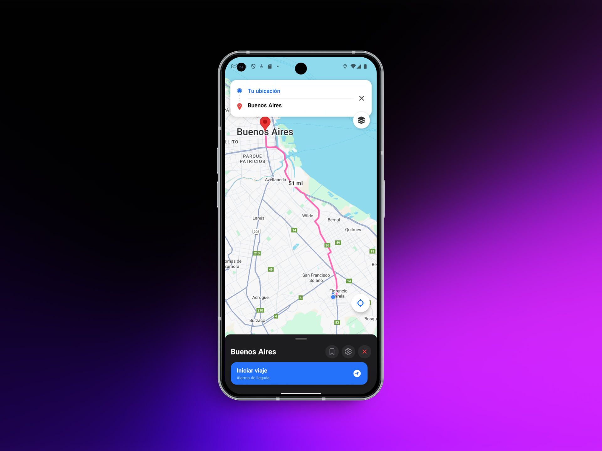 Wakemap - Alarma GPS